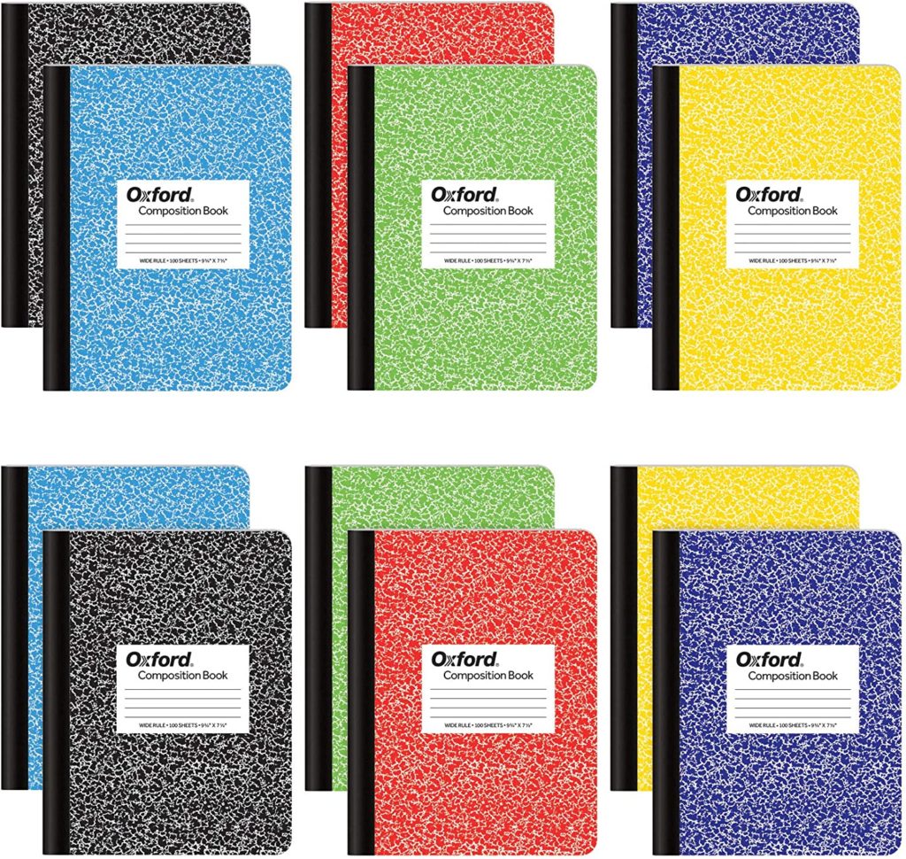 oxford composition notebooks